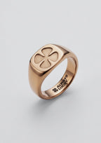 Clover Signet Ring