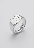 Clover Signet Ring